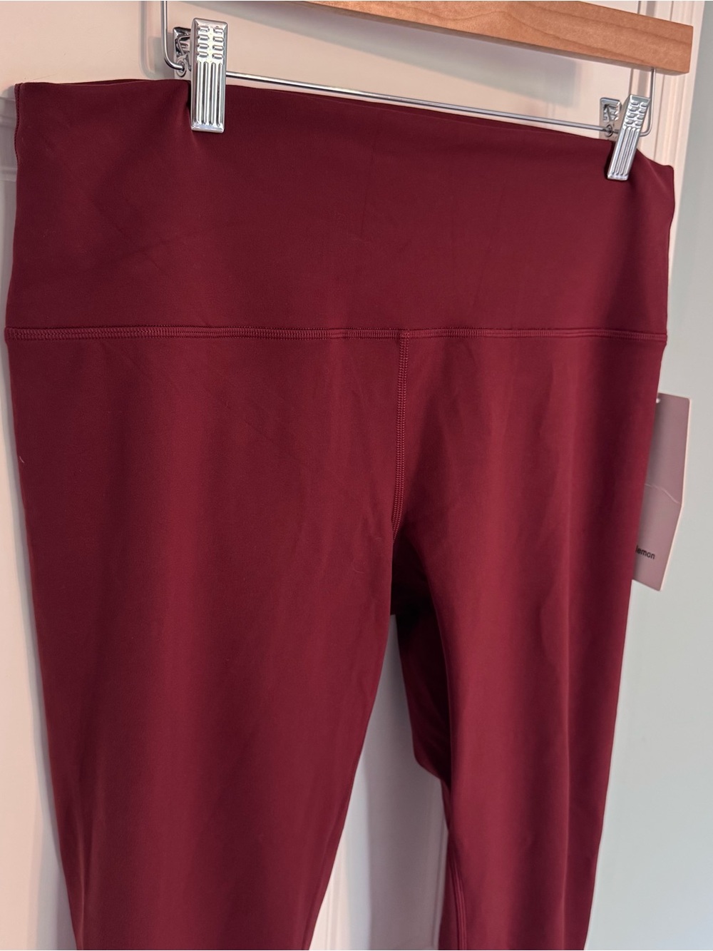 NWT lululemon athletica Maroon High-Rise Wunder Train tight 25” Leggings - Picture 2 of 7